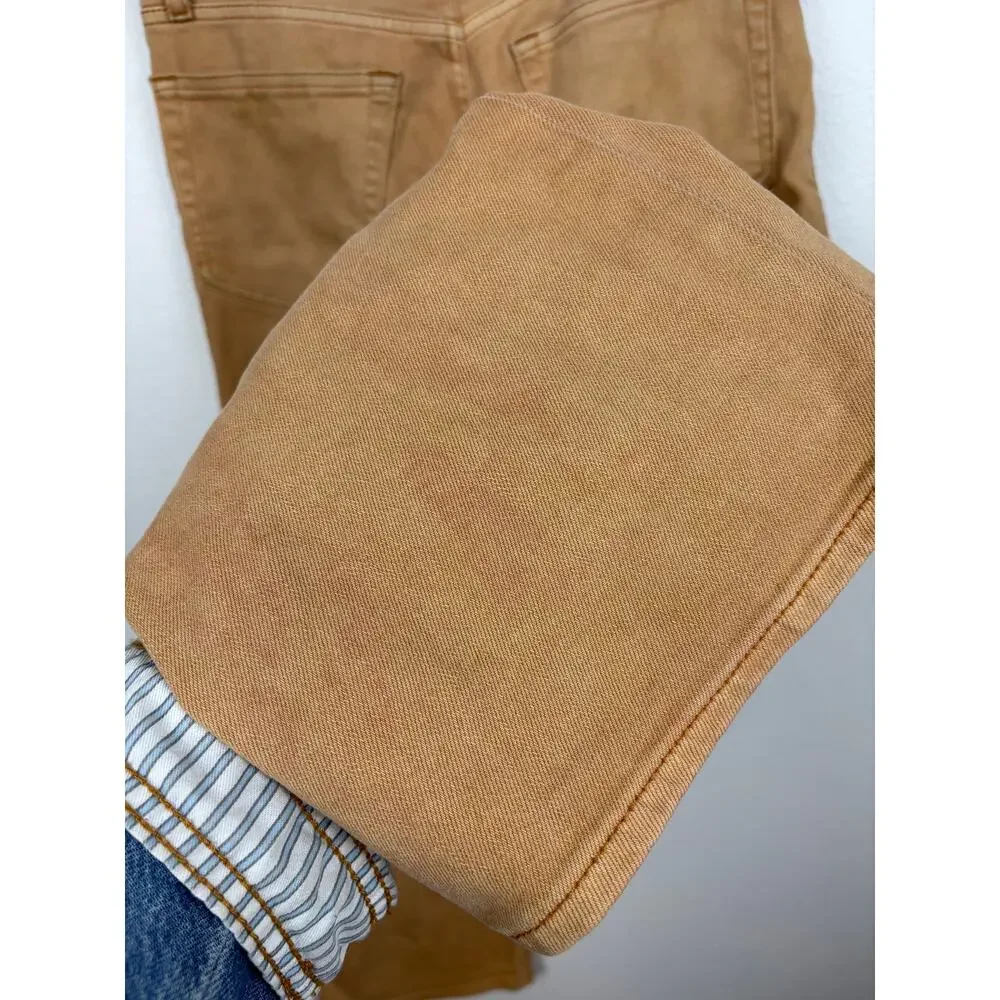 Re/Done 70s Crop Boot Jeans Desert Sand 27 - Picture 4 of 9